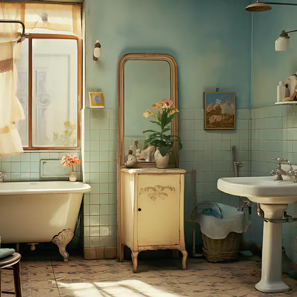 1950 Bathroom Remodel in PuntaGorda, Florida