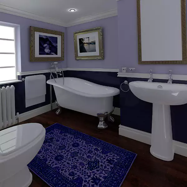 Contemporary Bathroom Remodel in PuntaGorda, Florida