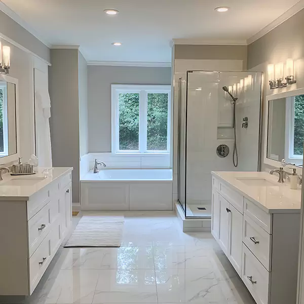 Old Bathroom Remodel in PuntaGorda, Florida