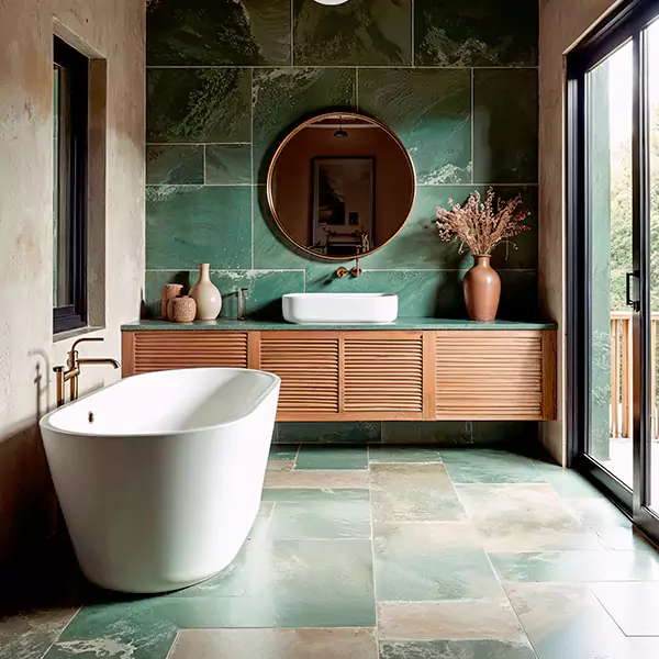 Rustic Bathroom Remodel in PuntaGorda, Florida