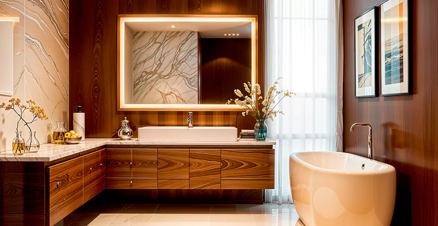 Inexpensive Master Bathroom Remodel in PuntaGorda
