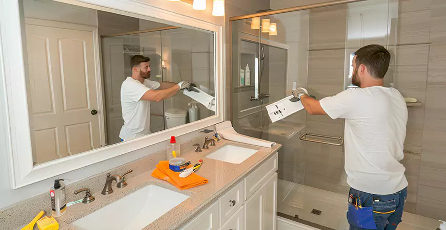 Simple Modern Bathroom Remodel in PuntaGorda
